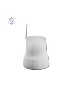 PORTALAMPARAS PORCELANA E27 4A SOPORTE VERTICAL