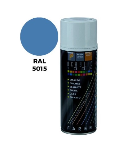 PINTURA SPRAY AZUL CELESTE RAL5015 400ML FAREN