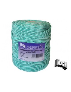 CUERDA POLIPROPILENO 5 MM BLANCA VERDE *METRO*