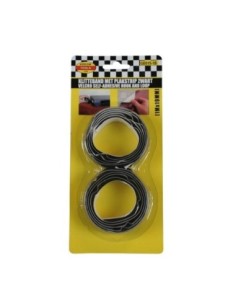 SET DE DOS CINTAS DE CIERRE NEGRAS 1M 19MM