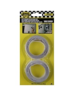 SET DOS CINTAS DE CIERRE BLANCAS 1MTS 19MM