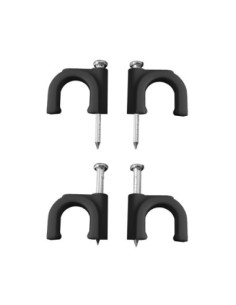 GRAPA NEGRA CABLE MANGUERA TUBULAR 2 1 Ngrados 6 (CAJA 100UNI)
