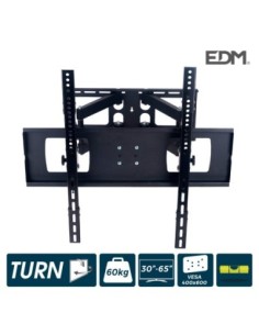 SOPORTE PLASMA-LCD-LED DE 30 65 PULGADAS MA .60KG ARTICULADO, DOS BRAZOS Y OSCIL