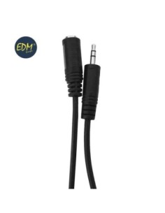 PROLONGADOR 3 MTS CABLE LISO JACK 3,5 STEREO MACHO A JACK 3,5M STEREO HEMBRA