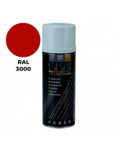 PINTURA SPRAY ROJO VIVO RAL3000 400ML FAREN