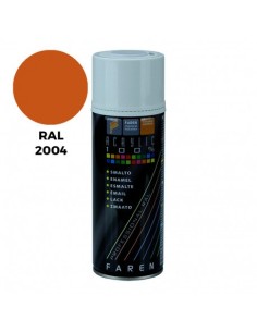 PINTURA SPRAY NARANJA PURO RAL2004 400ML FAREN