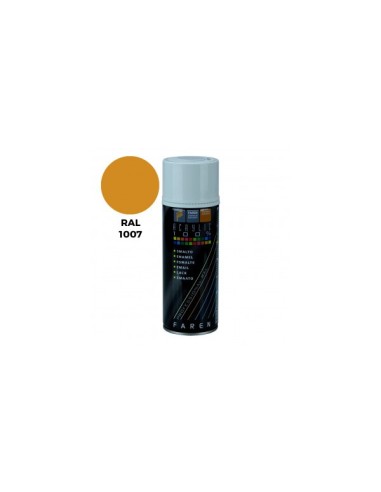 PINTURA SPRAY AMARILLO CROMO RAL 1007 400ML FAREN