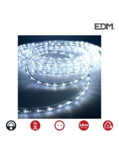 TUBO FLE ILED 2 VIAS FIJO 30LEDS-MTS BLANCO FRIO (INTERIOR E TERIOR) LUMECO  EUR