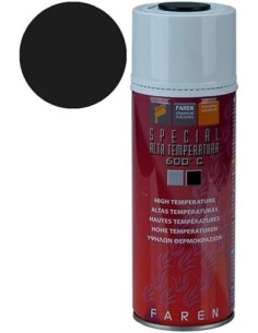 PINTURA SPRAY ALTA TEMPERATURA NEGRO 400ML FAREN