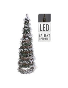 ABETO DE NAVIDAD DE RATTAN CON 10 LEDS 40CM
