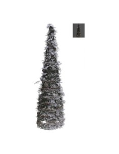 ABETO DE NAVIDAD DE RATTAN CON 30 LEDS 80CM