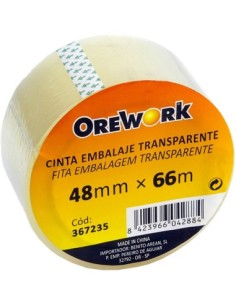 Cinta embalaje transparente   60 m   48 mm