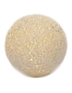 *ULT. UNIDADES*  BOLA DECORATIVA CON LED LUZ CALIDA 8,3 7,9CM