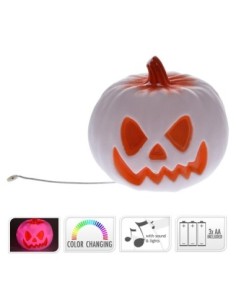 CALABAZA HALLOWEEN CON LUZ Y SONIDO
