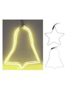 *ULT. UNIDADES*  FIGURA TUBO FLE ILED "EFECTO NEON" AMARILLO MEDIDAS: CAMPANA 39