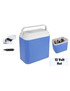 NEVERA CAMPING 22 LITROS 12V DC ADAPTADOR COCHE 39 24 39CM