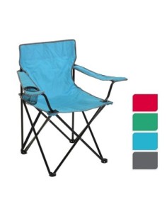 SILLA PLEGABLE CAMPING 81 51 42CM COLORES SURTIDOS