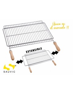 PARILLA BARBACOA E TENSIBLE 70 40CM ACERO ZINCADO