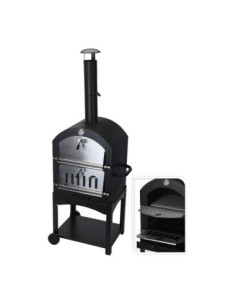 BARBACOA DE CARBON CON HORNO DE PIEDRA