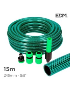 KIT MANGUERA JARDIN BASIC LINE Ø INTERIOR 15MM Ø E TERIOR 20MM (5-8")   ROLLO 15