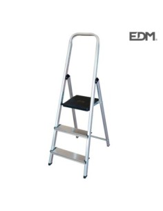 ESCALERA DOMESTICA ALUMINIO 3 PELDAÑOS EDM