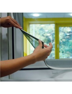 MOSQUITERA CON MARCO MAGNETICO BLANCO MEDIDAS: 100 120CM