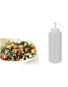 BOTELLIN PARA SALSAS DE PLASTICO 370 ML