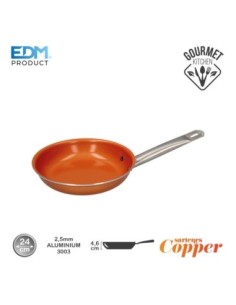 SARTEN ANTIADHERENTE   "COPPER LINE"   E CILON TECNOLOGY   Ø24CM   EDM