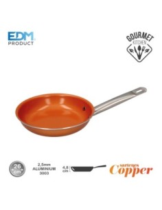SARTEN ANTIADHERENTE   "COPPER LINE"   E CILON TECNOLOGY   Ø26CM   EDM