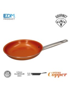 SARTEN ANTIADHERENTE   "COPPER LINE"   E CILON TECNOLOGY   Ø28CM   EDM