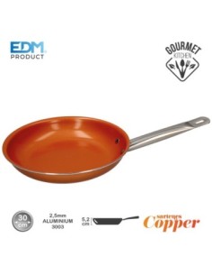 SARTEN ANTIADHERENTE   "COPPER LINE"   E CILON TECNOLOGY   Ø30CM   EDM