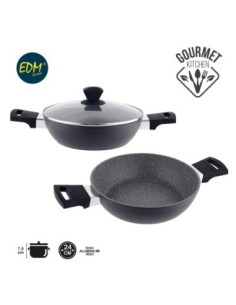 CACEROLA  ANTIADHERENTE   "PROFESSIONAL LINE"   WHITFORD TECNOLOGY   Ø24CM   EDM