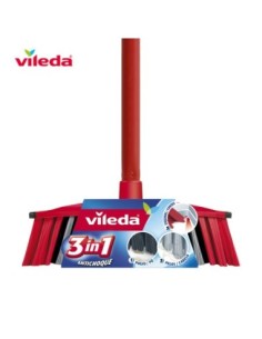 SET ANTICHOQUE 3 EN 1 ESCOBA MULTIUSOS CON PALO 163046 VILEDA