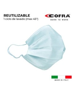 MASCARILLA SEMIFACIAL REUTILIZABLE HIGIENIZADA COFRA MED MASK 1