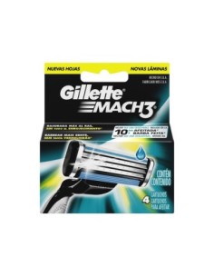 GILLETTE REC MACH3 PACK 4