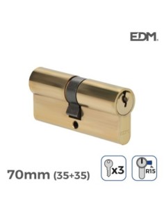 BOMBIN LATON 35+35MM TOTAL 70 CON 3 LLAVES DE SERRETA INCLUIDAS