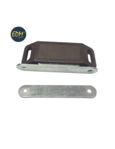 IMAN PARA PUERTA MARRON (DOS PIEZAS) 75 18MM