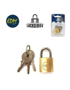 CANDADO LATON ARCO NORMAL 20 12MM BLISTER