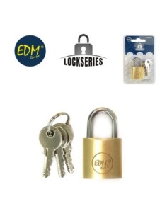 CANDADO LATON ARCO NORMAL 25 15MM BLISTER