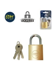 CANDADO LATON ARCO NORMAL 30 17MM BLISTER