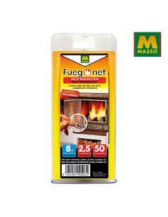 KIT REPARACION: CORDON AISLANTE Ø8+ADHESIVO 50ML   FUEGONET