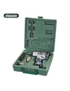 LLAVE DE IMPACTO 1-2" NEUMATICA CON KIT AK700 320N PRESION TRABAJO 6,5KG-CM2