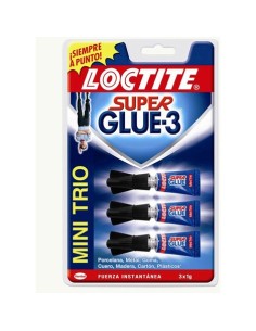PEGAMENTO LOCTITE SG 3 MINITRIO 3 TUBOS DE 1GR