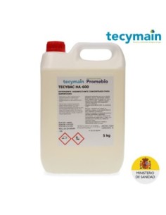 BACTERICIDA LEVURICIDA 5L TECYBAC H600 TECYMAIN