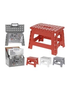 TABURETE PLEGABLE COLORES SURTIDOS 27 28 21CM 80KG