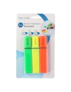 PACK DE 3 ROTULADORES FLUORESCENTES