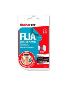 PACK 2 FIJA OBJETOS PLANOS DOBLE FISCHER
