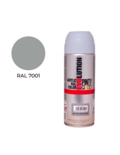 SPRAY RAL 7001 GRIS PLATA 400ML