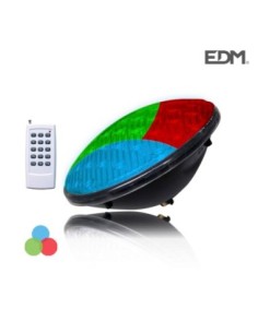 BOMBILLA PISCINA LED PAR56 9W 500 LM RGB MULTICOLOR IP68 EDM