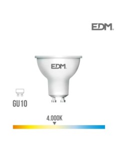 BOMBILLA DICROICA LED GU10 5W 450 LM 4000K LUZ DIA EDM